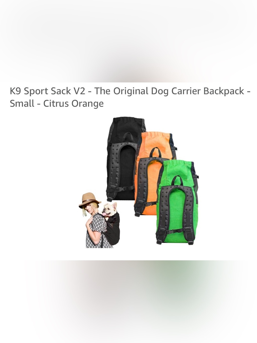 K9 Sport Sack Dog Carrier Backpack